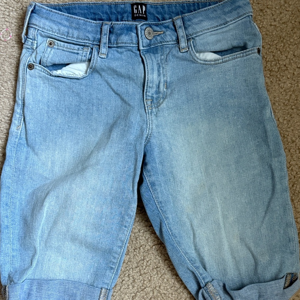 GAP Sky Blue Denim Shorts